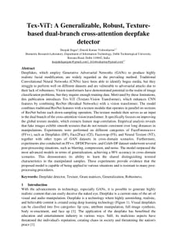 Tex-ViT: A Generalizable, Robust, Texture-based dual-branch
  cross-attention deepfake detector
