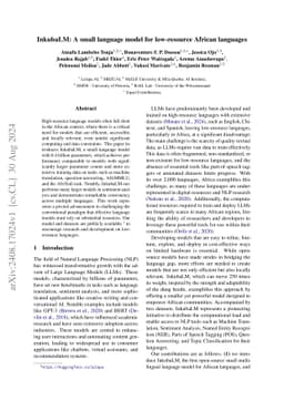 InkubaLM: A small language model for low-resource African languages