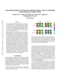 Generalizing Deepfake Video Detection with Plug-and-Play: Video-Level
  Blending and Spatiotemporal Adapter Tuning