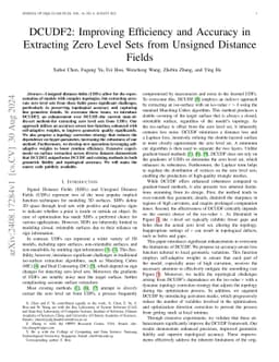 DCUDF2: Improving Efficiency and Accuracy in Extracting Zero Level Sets
  from Unsigned Distance Fields