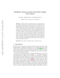 Box2Flow: Instance-based Action Flow Graphs from Videos