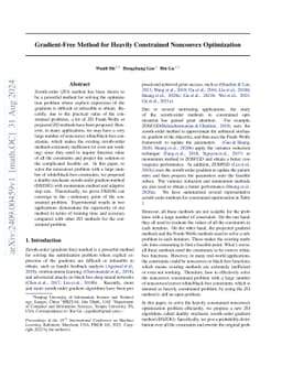 Gradient-Free Method for Heavily Constrained Nonconvex Optimization