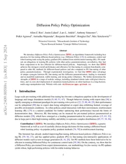 Diffusion Policy Policy Optimization