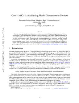 ContextCite: Attributing Model Generation to Context