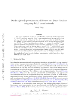 On the optimal approximation of Sobolev and Besov functions using deep
  ReLU neural networks