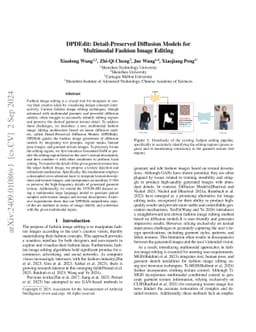 DPDEdit: Detail-Preserved Diffusion Models for Multimodal Fashion Image
  Editing