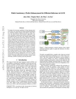 Path-Consistency: Prefix Enhancement for Efficient Inference in LLM