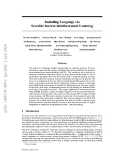 Imitating Language via Scalable Inverse Reinforcement Learning