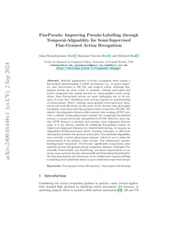 FinePseudo: Improving Pseudo-Labelling through Temporal-Alignablity for
  Semi-Supervised Fine-Grained Action Recognition