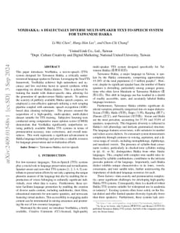 VoxHakka: A Dialectally Diverse Multi-speaker Text-to-Speech System for
  Taiwanese Hakka