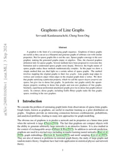 Graphons of Line Graphs