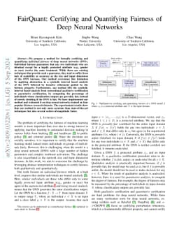 FairQuant: Certifying and Quantifying Fairness of Deep Neural Networks