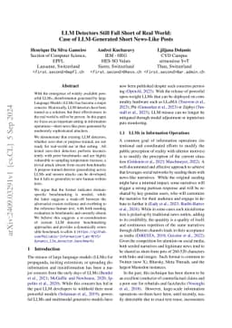 LLM Detectors Still Fall Short of Real World: Case of LLM-Generated
  Short News-Like Posts