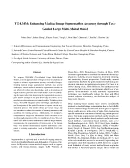 TG-LMM: Enhancing Medical Image Segmentation Accuracy through
  Text-Guided Large Multi-Modal Model