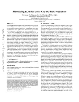 Harnessing LLMs for Cross-City OD Flow Prediction