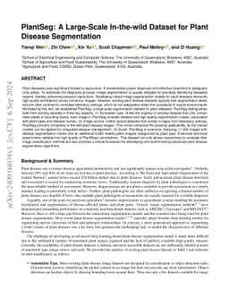 PlantSeg: A Large-Scale In-the-wild Dataset for Plant Disease
  Segmentation