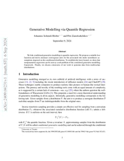 Generative Modelling via Quantile Regression