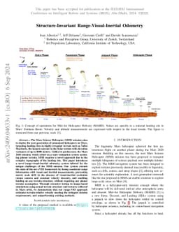 Structure-Invariant Range-Visual-Inertial Odometry