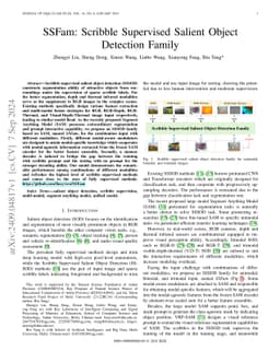SSFam: Scribble Supervised Salient Object Detection Family