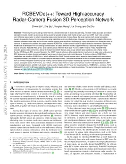 RCBEVDet++: Toward High-accuracy Radar-Camera Fusion 3D Perception
  Network