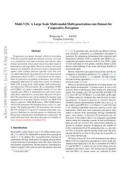 Multi-V2X: A Large Scale Multi-modal Multi-penetration-rate Dataset for
  Cooperative Perception