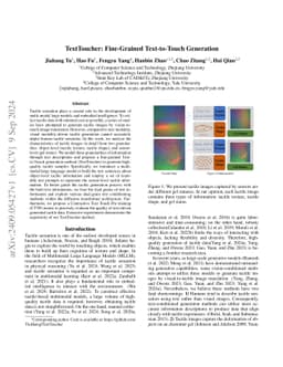 TextToucher: Fine-Grained Text-to-Touch Generation