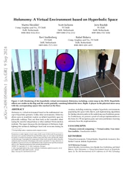 Holonomy: A Virtual Reality Exploration of Hyperbolic Geometry