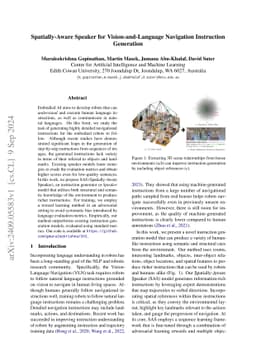 Spatially-Aware Speaker for Vision-and-Language Navigation Instruction
  Generation