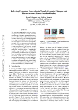 Referring Expression Generation in Visually Grounded Dialogue with
  Discourse-aware Comprehension Guiding