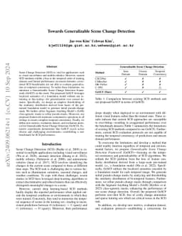 Towards Generalizable Scene Change Detection