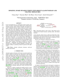 Spoofing-Aware Speaker Verification Robust Against Domain and Channel
  Mismatches