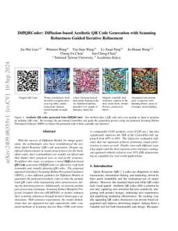 DiffQRCoder: Diffusion-based Aesthetic QR Code Generation with Scanning Robustness Guided Iterative Refinement
