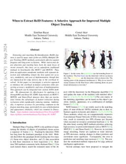 When to Extract ReID Features: A Selective Approach for Improved
  Multiple Object Tracking