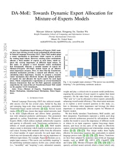 DA-MoE: Towards Dynamic Expert Allocation for Mixture-of-Experts Models