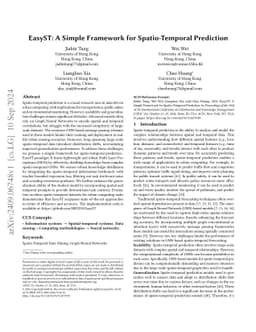 EasyST: A Simple Framework for Spatio-Temporal Prediction