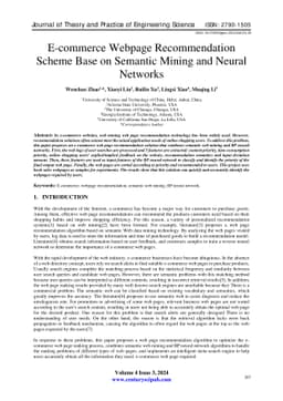 E-commerce Webpage Recommendation Scheme Base on Semantic Mining and
  Neural Networks