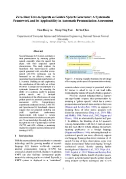 Zero-Shot Text-to-Speech as Golden Speech Generator: A Systematic
  Framework and its Applicability in Automatic Pronunciation Assessment