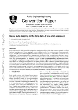 Music auto-tagging in the long tail: A few-shot approach