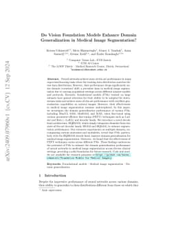 Do Vision Foundation Models Enhance Domain Generalization in Medical
  Image Segmentation?