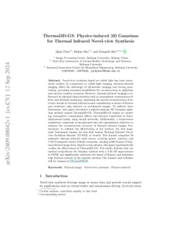Thermal3D-GS: Physics-induced 3D Gaussians for Thermal Infrared
  Novel-view Synthesis