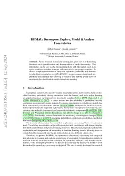 DEMAU: Decompose, Explore, Model and Analyse Uncertainties