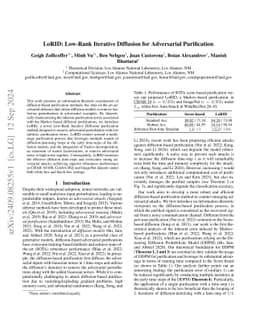 LoRID: Low-Rank Iterative Diffusion for Adversarial Purification