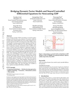 Bridging Dynamic Factor Models and Neural Controlled Differential
  Equations for Nowcasting GDP