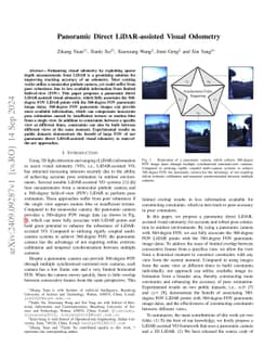 Panoramic Direct LiDAR-assisted Visual Odometry