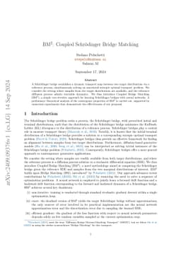 BM$^2$: Coupled Schr\"{o}dinger Bridge Matching