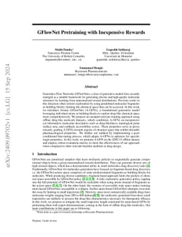 GFlowNet Pretraining with Inexpensive Rewards