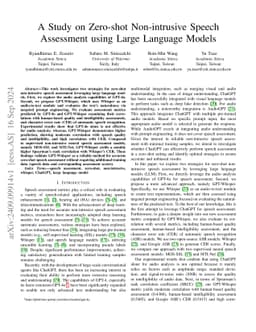 A Study on Zero-shot Non-intrusive Speech Assessment using Large Language Models