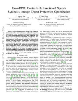 Emo-DPO: Controllable Emotional Speech Synthesis through Direct
  Preference Optimization