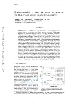 Hydra-SGG: Hybrid Relation Assignment for One-stage Scene Graph Generation