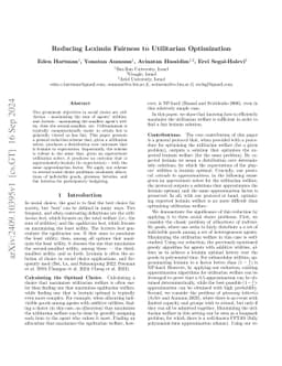 Reducing Leximin Fairness to Utilitarian Optimization